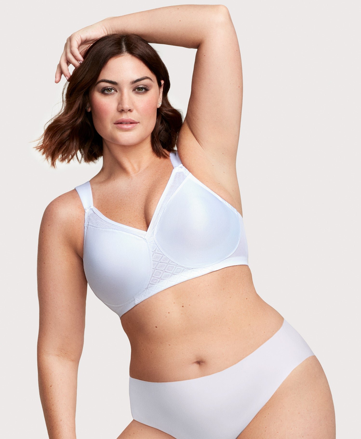 MagicLift Seamless Support T-Shirt Bra White - Image 3