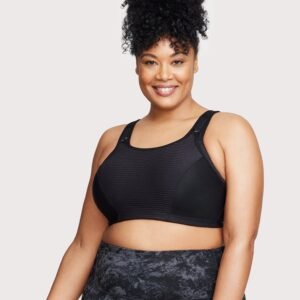 Custom Control Sports Bra Black