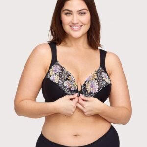 Front-Closure WonderWire Bra Floral Print
