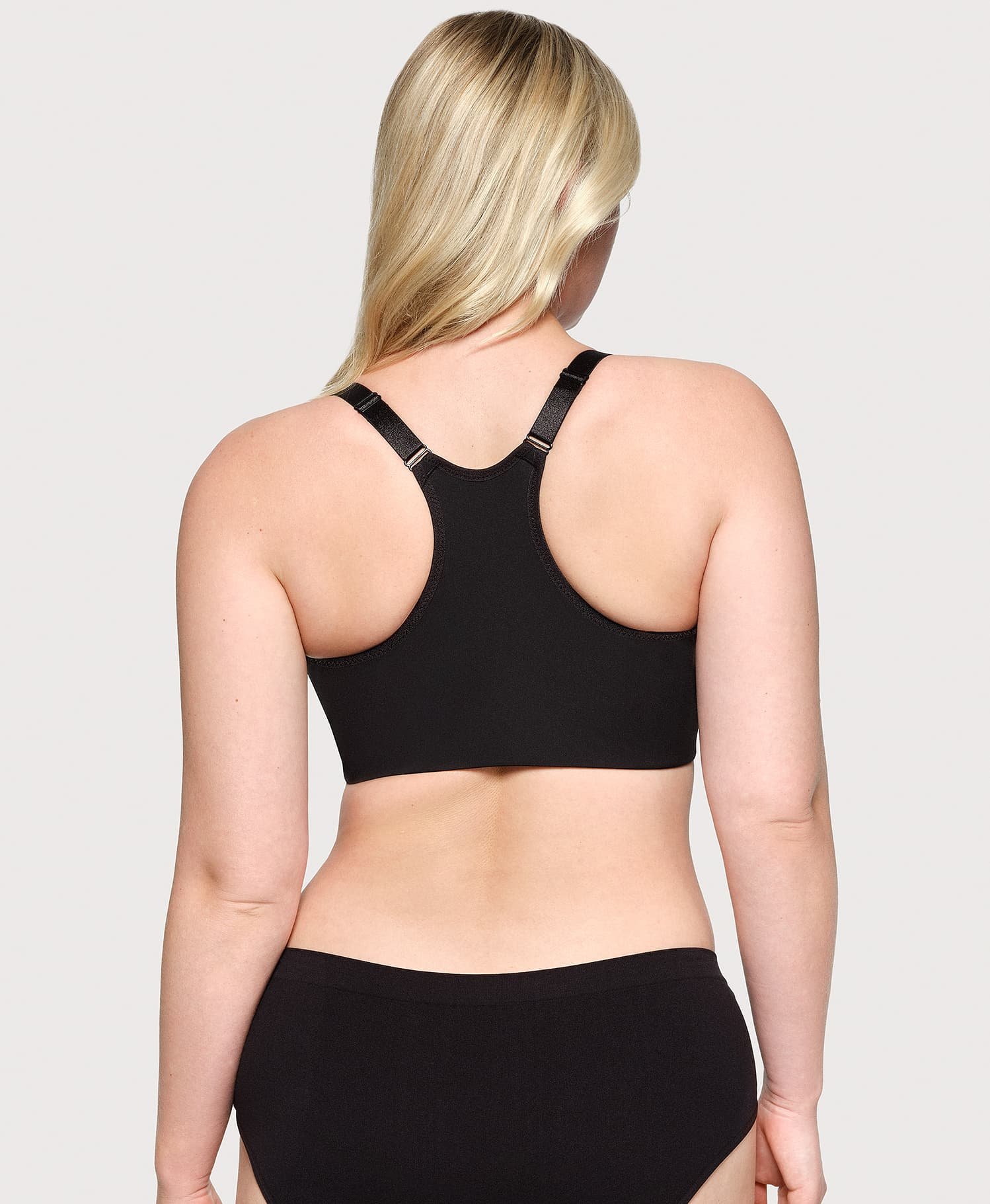 Front-Closure Smoothing WonderWire Bra Black - Image 2