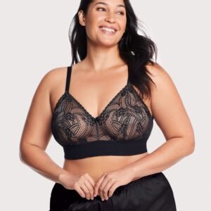 Bramour Gramercy Luxe Lace Bralette Black