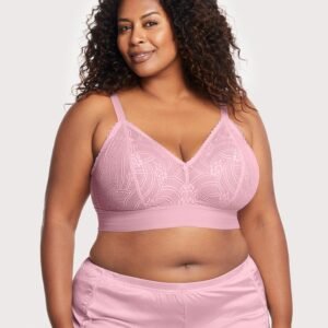 Bramour Gramercy Luxe Lace Bralette Mauve